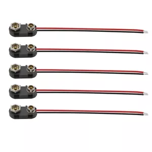 Quality 9V 9Volt Battery Snap On Clip Connector I/1 Type Holder 15CM Lead Wire - Picture 1 of 5
