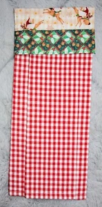 Tea Towel / Dishcloth | Personalised | Self hanging | Christmas | Gnome Santa - Picture 1 of 24