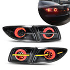 HCmotion LED Tail Lights Clear For Mazda 6 2003-2008 Start UP Animation