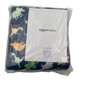 Gewichtsdecke Amazon Basics 5,28kg 104cm x 152,4cm mit Dino-Muster-Bezug - Bild 1 von 3