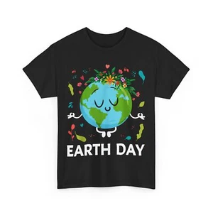 Earth Day, Earth Day Shirt Floral Cute & Peaceful Planet Earth Day 2025 T-Shirt - Picture 1 of 9