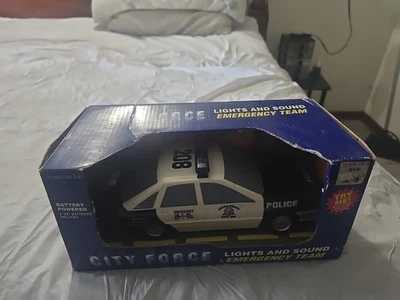 Sunrise Toys City Force Police Car Plastic Battery Operated Toy Car - Image 1 of 4