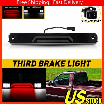 Luz de carga de freno trasero LED 3RD para GMC Chevy C1500/K1500/Silverado P 1988-1998 Foto 1 de 4