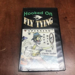 Hooked On Fly Tying-Spinning Deer Hair With Chris Helm VHS  Open Box 60 Min. ‘94 - Picture 1 of 9
