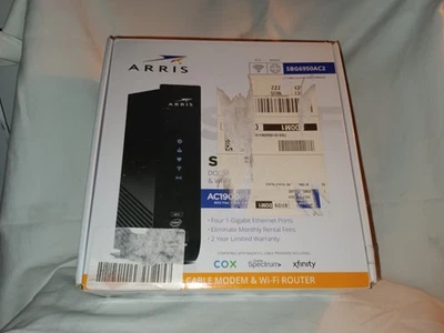 ARRIS Surfboard SBG6950AC2 DOCSIS 3.0 Cable Modem & AC1900 Wi-Fi Router  - Image 1 of 4