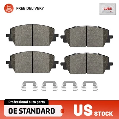 Front Ceramic Disc Brake Pads for Hyundai Santa Fe Santa Cruz Sorento 2021-2023 - Image 1 of 4