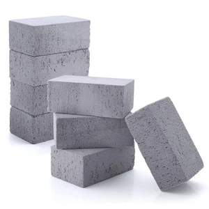 8 Pack Grill Griddle Cleaning Brick Block Pumice Stones for Removing BBQ Grills - Picture 1 of 7