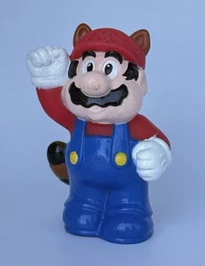 Super Mario Bros 3 McDonalds 1989 Under 3 Happy Meal Toy Raccoon Tanooki - Picture 1 of 4