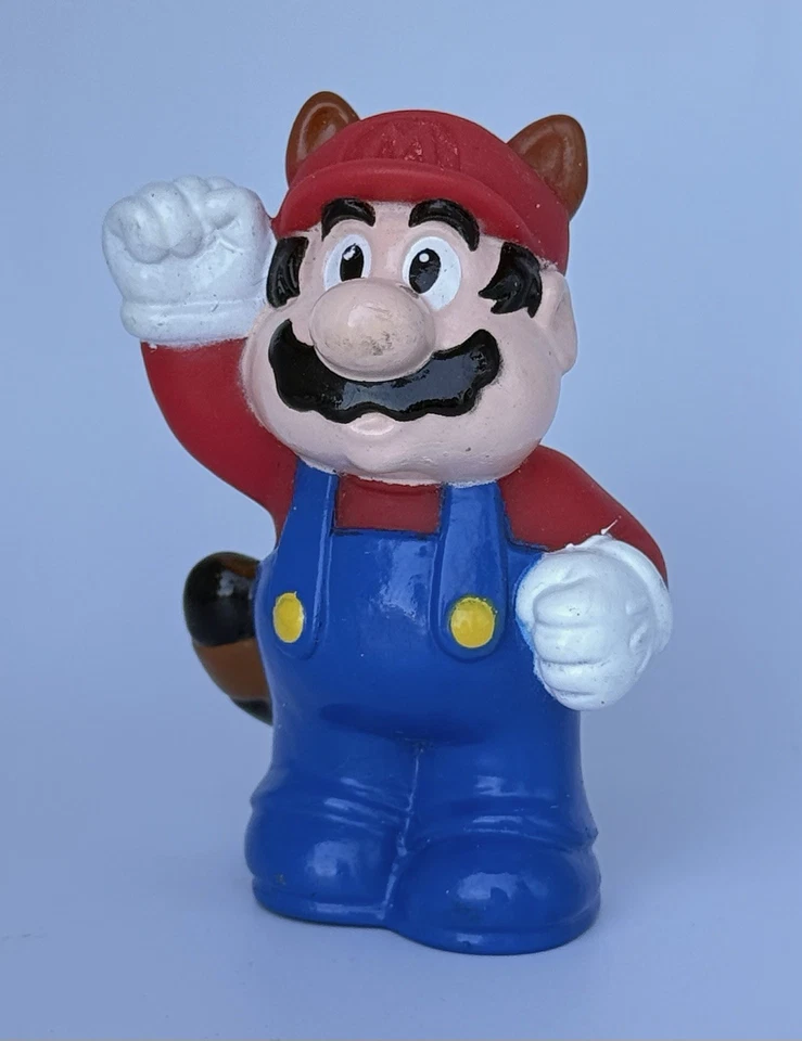Super Mario Bros 3 McDonalds 1989 Under 3 Happy Meal juguete mapache tanooki Foto 1 de 4