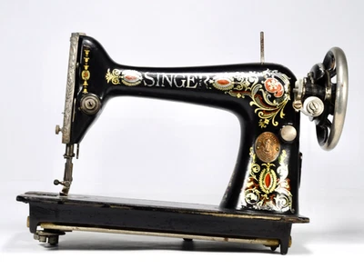 1916 Singer Sewing Machine Model 66 Red Eye G5035705 - Image 1 of 4