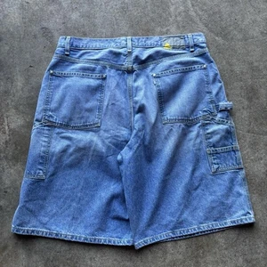 Levis Silver Tab Jean Shorts Jorts Baggy Relaxed Wide Carpenter 38W Mens Skater - Picture 1 of 6