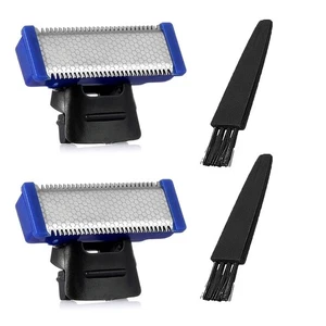 LinMei Rasierer Ersatzkopf kompatibel 2 Köpfe + 2 Reinigungsbürste  - Bild 1 von 9