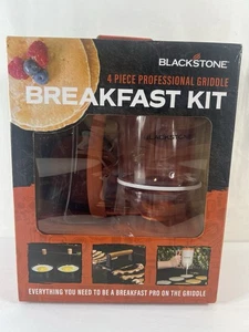 Blackstone 1543 Breakfast Kit 4pcs. 2 Egg Rings Bacon Press Batter Dispenser - Picture 1 of 6