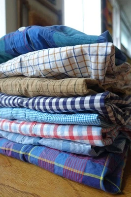 Lot of 8 J.Crew mens Tall Large L LT cotton casual workwear office shirts - Image 1 of 4