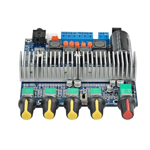 Bluetooth 5.0 Power Audio Amplifier Board 2.1 Channel TPA3116 HIFI Audio Stereo - Picture 1 of 4