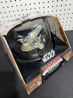 Star Wars Titanium Series Boba Fett's Slave I 2006 Новый из старых запасов / Новый запечатанный - Изображение 1 из 4