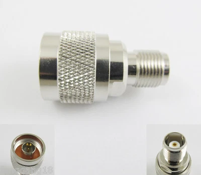 1pcs N Male Plug to TNC Female Jack Straight RF Coax Connector Adapter Converter - Image 1 of 3