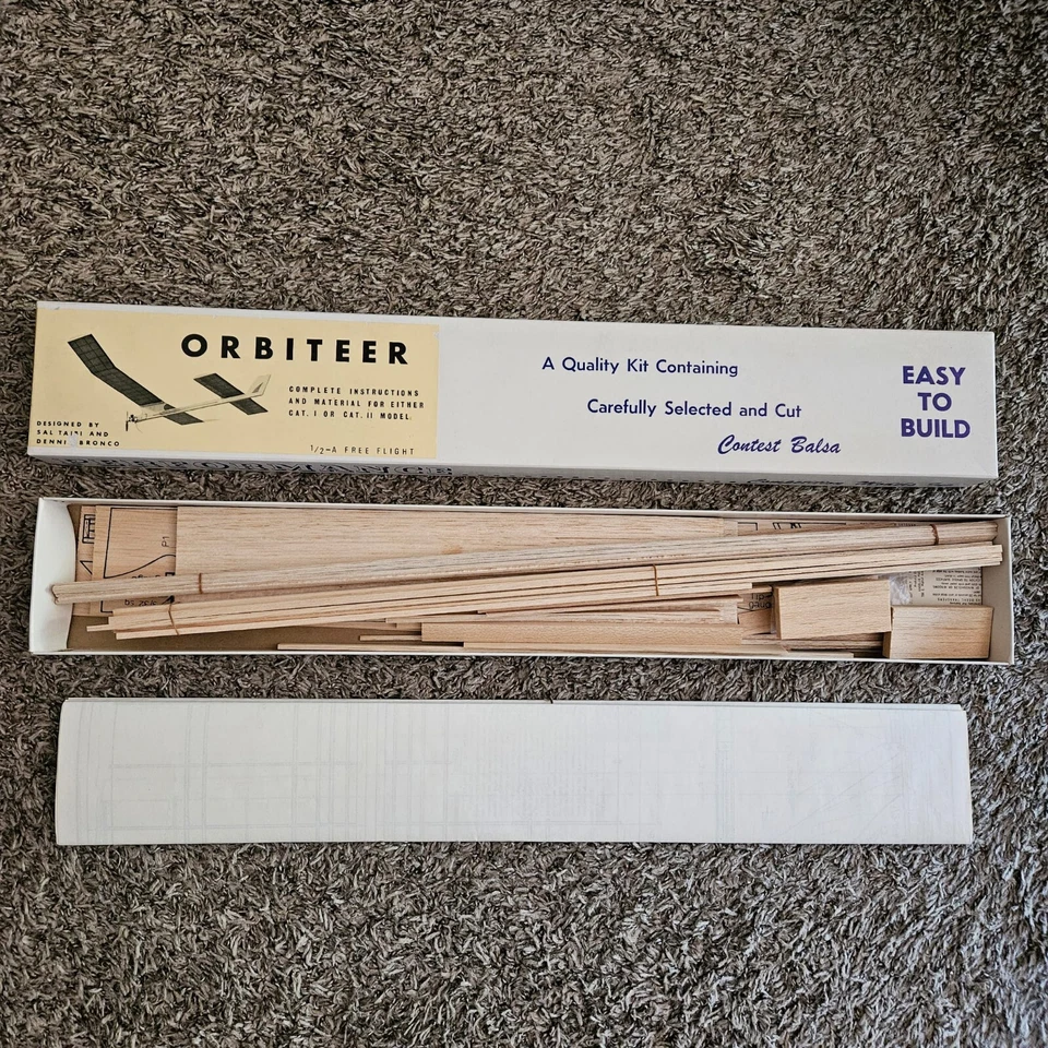 Instruction / material kit Orbiteer ½A-A CatI-II .049-.051 Sal Taibi/Bronco VK - Image 1 of 4