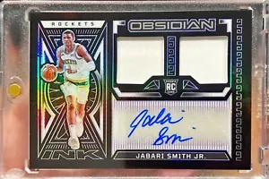 Parche doble Obsidian Jabari Smith Jr RPA Rookie 2022-23 automático púrpura/75 radiocontrol - Imagen 1 de 1