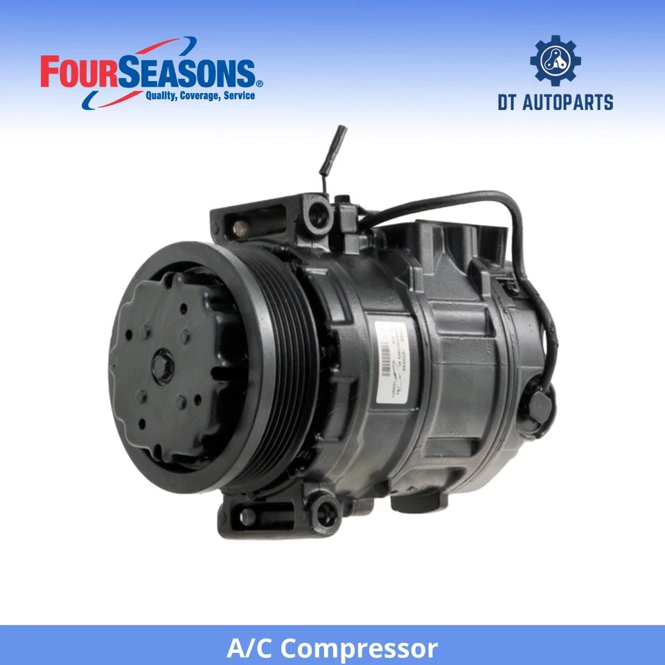 Compresor de aire acondicionado para Mercedes-Benz S430 2000-2001 4 estaciones Foto 1 de 4