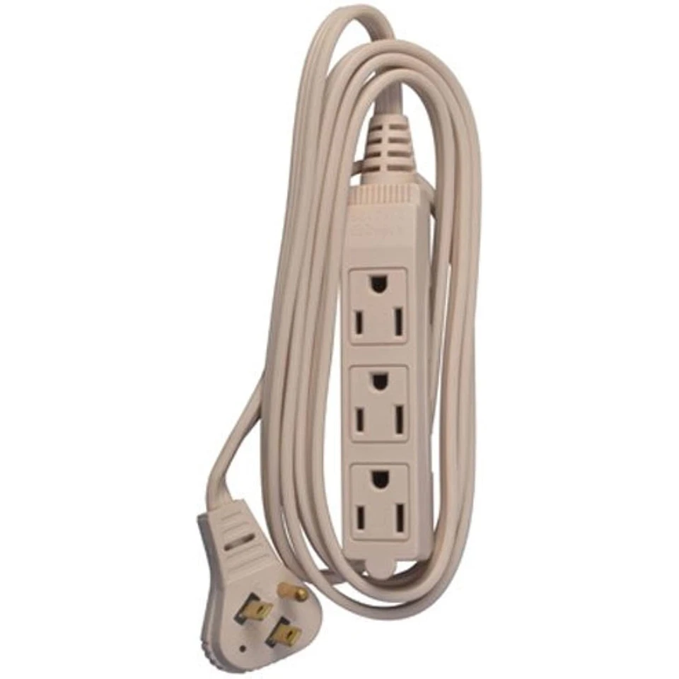Master Electrician 03507ME 6-Feet Beige Low Profile Cube Tap Extension Cord - Image 1 of 1