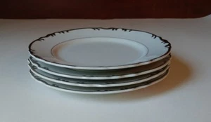 Vintage 4er Set Mikasa China Brotteller 6,75" Marlboro 9267 Muster Made in Japan - Bild 1 von 5