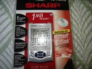 Sharp YO-P20H 1 Mo de Mémoire, Organisateur Personnel Écran Tactile Rétroéclairé - Photo 1 sur 2