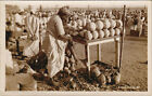 Pc India, Cocoa Nut Seller, Vintage Real Photo Postcard (B34924)