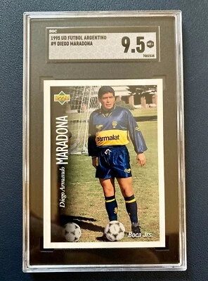 Diego Maradona / Upper Deck Futbol Argentino Apertura 1995 / SGC 9.5 Boca Junior — 第 1/2 张图片