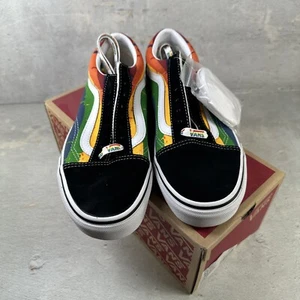 VANS Era ANTIGUO SKOOL Goteo Iris Con Cordones Zapatillas 8.0 Mujer 6.5 Hombres Nuevo/Caja - Imagen 1 de 7