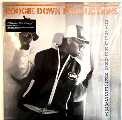 Boogie Down Productions By All Means Necessary LP Album vinyl record 180g 2015 - Image 1 of 4
