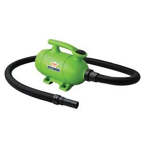 XPOWER B-2 Pro at Home 2 HP Pet Grooming Blaster Dog Force Dryer & Vacuum- Green