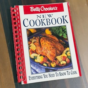 Betty Crocker's New Cookbook : Everything You Need to Know to Cook Spiral Bound - Picture 1 of 15