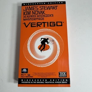 Vertigo VHS Widescreen Edition Restored Remastered With Booklet Case Sleeve EX - Picture 1 of 10