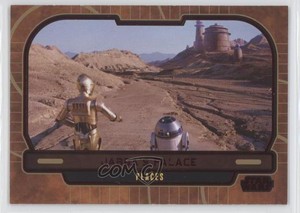 2013 Topps Star Wars Galactic Files Series 2 Places Red 9/35 R2-D2 C-3PO 1j8