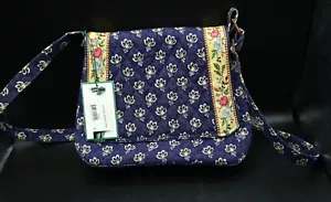 Vera Bradley Shoulder Maison Blue, Blue/Yellow Floral - Picture 1 of 5