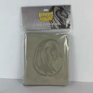 Dragon Shield Card Codex 160 Ashen White Side Load Pages New - Picture 1 of 3