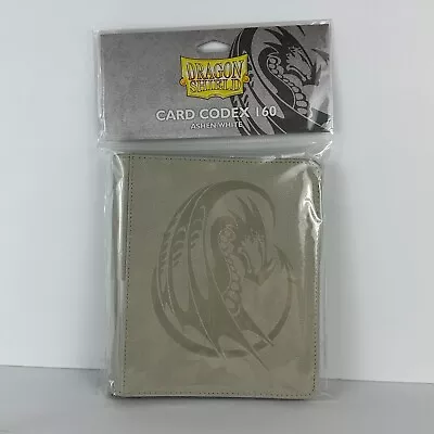 Tarjeta Escudo Dragón Códice 160 Ashen Blanco Carga Lateral Páginas Nuevo Foto 1 de 3