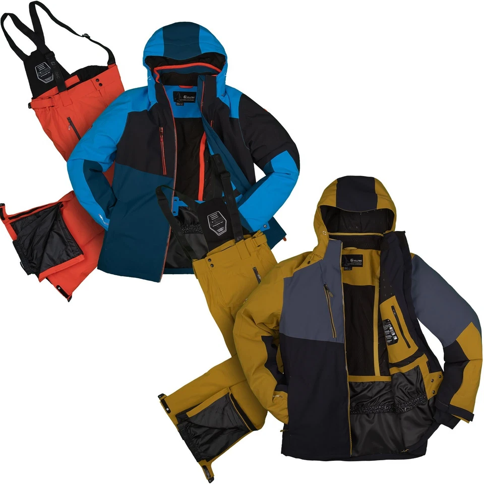 Killtec Herren Skianzug Größe S-4XL Winteranzug Skijacke + Skihose wasserdicht