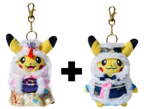 Pokemon Store Hanbok Edition2 Mascotte Portachiavi Pikachu Set Peluche Bambola Giocattolo - Foto 1 di 9