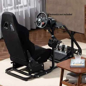 Supllueer Supporto Per Cabina Di Guida Per Simulatore Di Guida Con Sedile Nero - Bild 1 von 21
