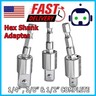 3-Piece 1/2" Drive Air Impact Extension Set - 3", 6", 8" Bars, Heavy-Duty Chrome Vanadium Steel