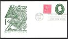 U532-4  1,2,3c Embossed Envelopes FDC Cachet Craft/Staehle Nov 16,17,18 1950