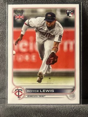 2022 Topps UK Edition #137 Royce Lewis Rookie Minnesota Twins Baseball Card - Image 1 of 2