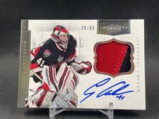 2011-12 PANINI DOMINION HOCKEY CRAIG ANDERSON #65 JERSEY PATCHES AUTO 30/60