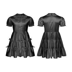 FEESHOW Men's Maid Cosplay Sissy Ruffle Dress Crossdress Lolita Sexy AU - Picture 1 of 38