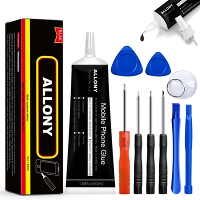 Allony Colla per Cellulari Nero Colla per Smartphone Colla per Display - Immagine 1 di 4