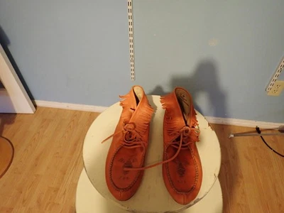 Botas LATIGO Vintage Mocassim Couro Terracota Feminino Tamanho 9 - Imagem 1 de 4