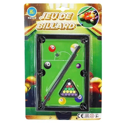 Mini Billard Spiel - ca. 19,5 x 13,5 cm Tisch Billiard Kinder klein ab 3 - Bild 1 von 4