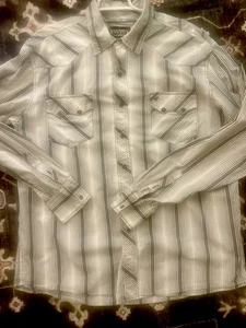 Garth Brooks Sevens Cinch Herren Hemd X-Large Western Hexagon Knöpfe XL - Bild 1 von 10